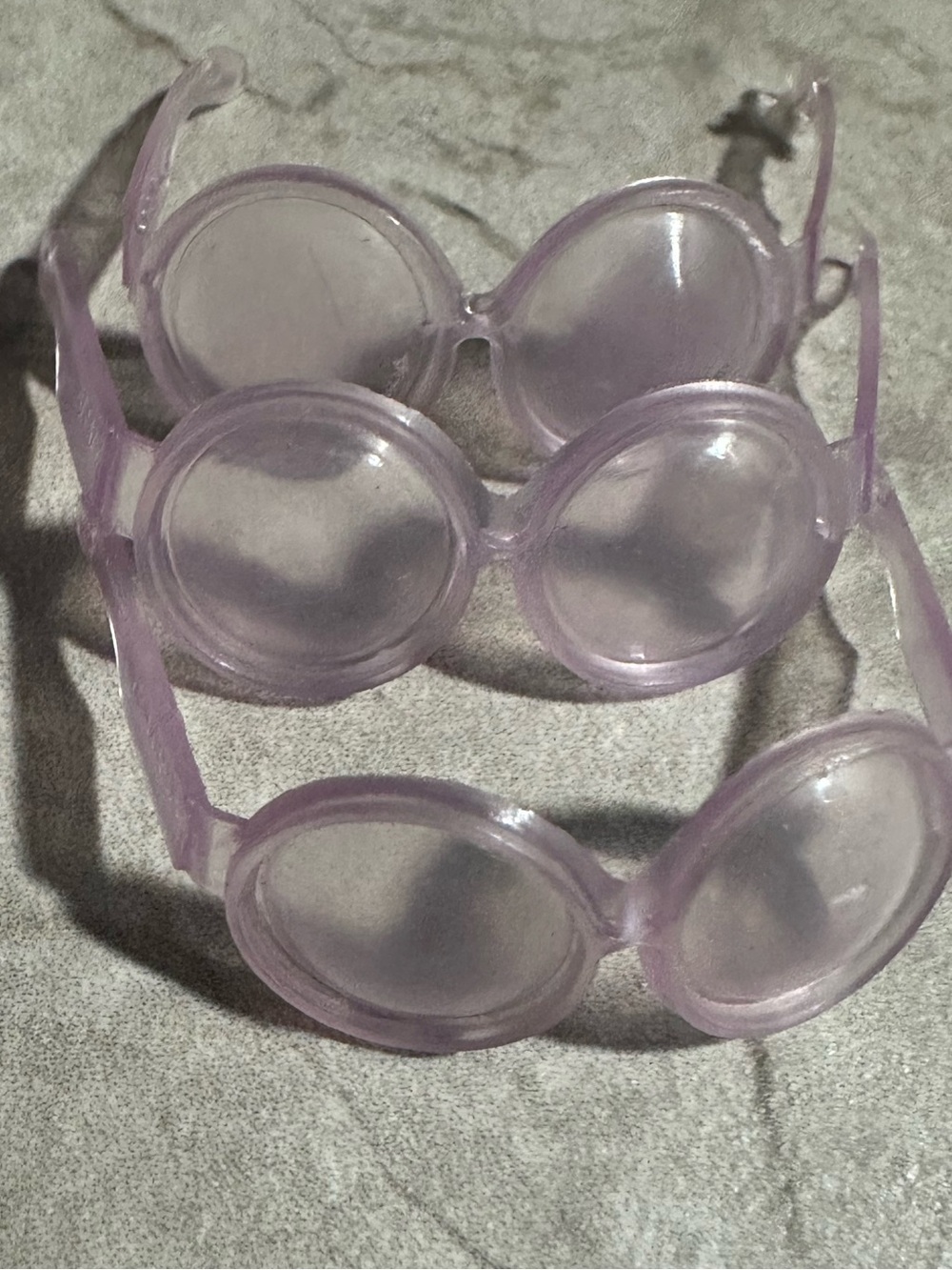 Vintage Barbie sunglasses round purple 1960’s 1970’s (3) - Picture 7 of 8